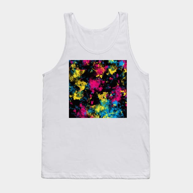 CMYK Graffiti Clouds Tank Top by MidnightCoffee